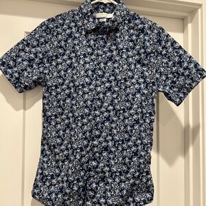 Fun Short Sleeve Button Down - European